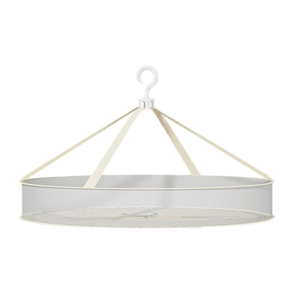 kowaku Sweater Rack Foldable Hanging Laundry Rack Clothes Dryer Portable Folding Laundry Rack Dry Rack for Dolls Socks White Single layer