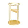 thumbnail image 1 of kowaku Umbrella Storage Bucket Commercial Umbrella Holder Versatile Decoration Round Compact Rack Organizer Stand for Rain Gear Home Gold, 1 of 9