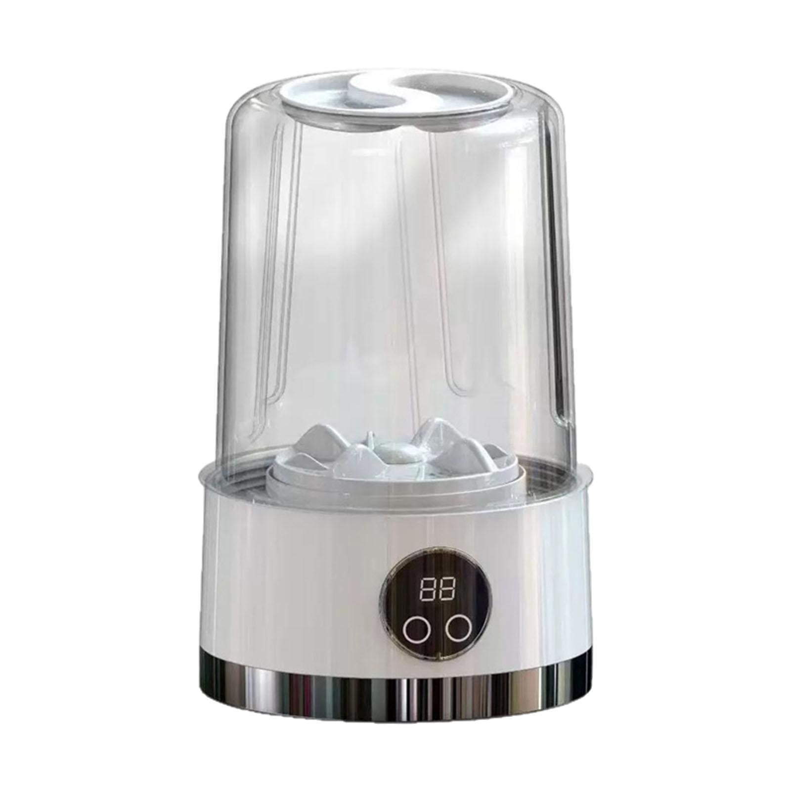 kowaku Underwear Washer Makeup Brush Cleaner Quickly Automatic Drain Mini Washing Machine for Small Place Personal Apartments Travel White