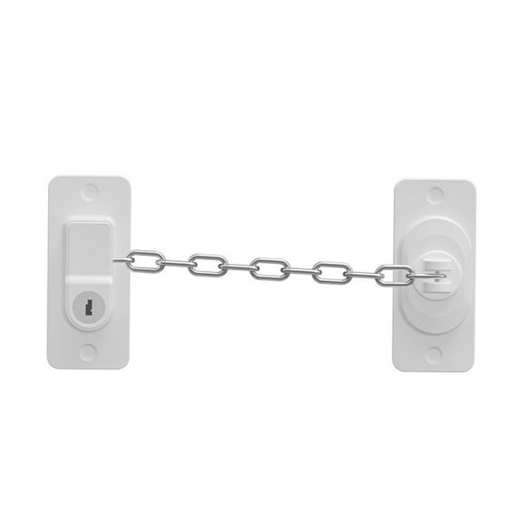 kowaku Window Chain Lock Child Lock Children Protection Window Restrictor Window Stopper for Refrigerator Drawers Home Toilet White