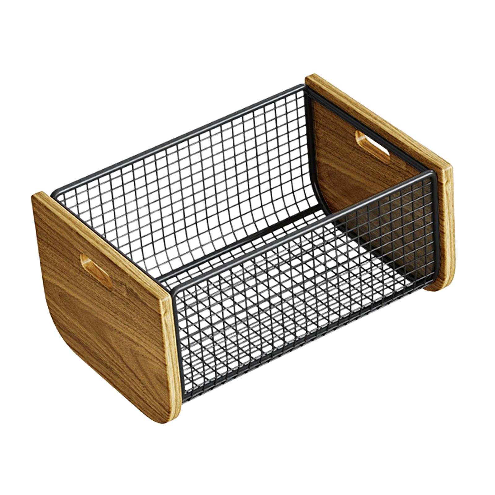 kowaku Wire Food Storage Basket Storage Bin with Portable Handles ...