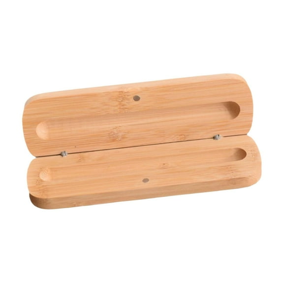 kowaku Wood Pen Box Wood Pencil Holder Portable Protective Supplies Smooth Finish Organizing Lightweight Sturdy Stationery Organizer Single pencil