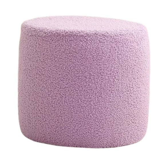 kowaku sturdy Ottomans, Sponge Velvet Violet, 8.66 x 8.66 x 8.66 Inches, 2.64 lb