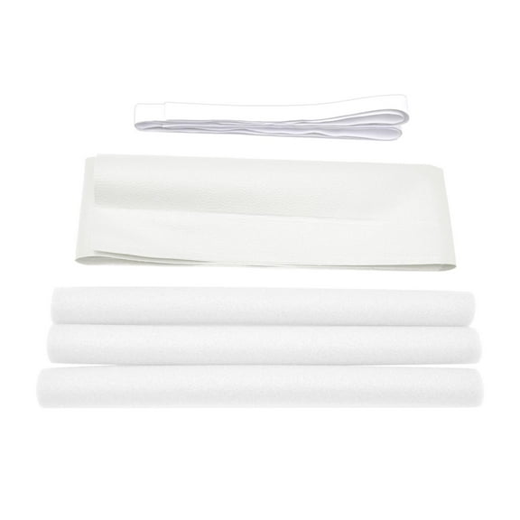 kowaku under Door Draft Stopper, Windproof Sealing Strip, Bottom Single Sided Door Draft Stopper, for Garage Exterior/Interior Doors , White