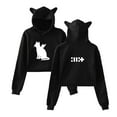 thumbnail image 1 of kpop ILLIT Not cute anymore  Hooded music fans sweatshirt kawaii cat ear drawstring   men/women outfits, 1 of 6