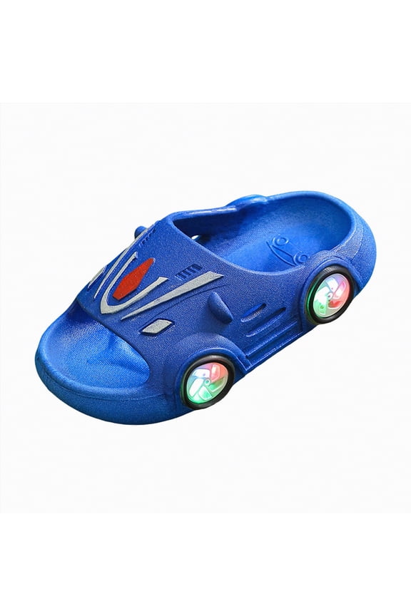 Boys Girls Cloud Unicorn Slide Sandals Non-slip Comfy Cushioned Thick Sole Shower Pool Slippers Summer Beach Water Shoes Indoor & Outdoor(Blue,9)