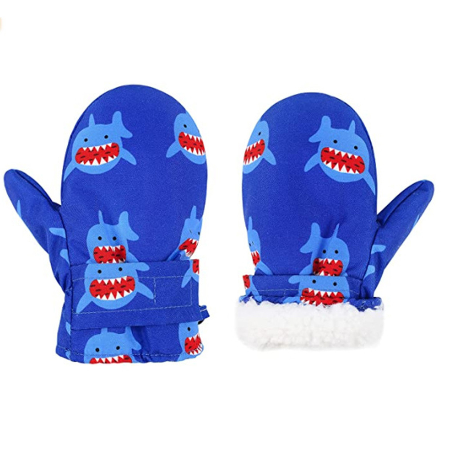 kpoplk Boys Small Winter Gloves Soft Toddler Mittens Waterproof Winter