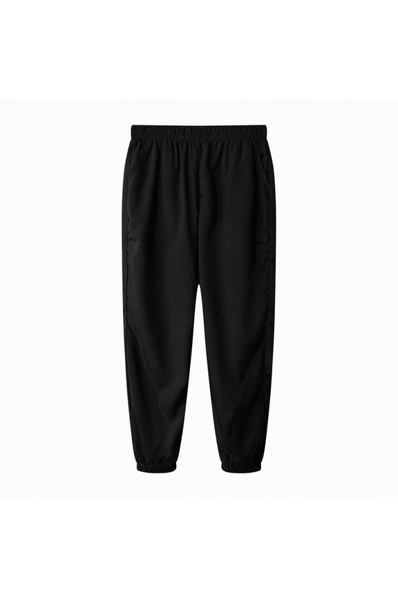 Boys Sweatpants Fleece Athletic Workout Kids Clothes Boys Joggers with Pocket and Drawstring(Black,7-8 Y)