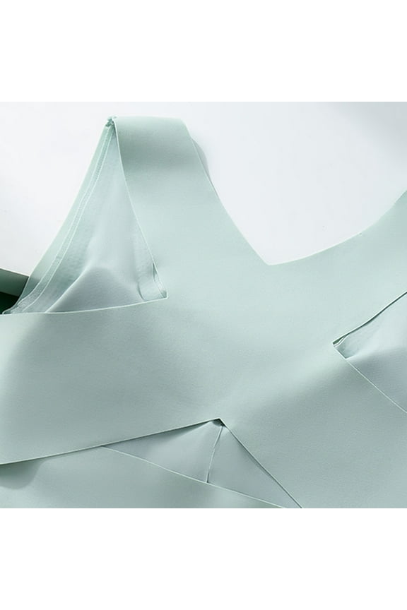 Bras for Women,Women's Balconette Push Up Bra Front Closure Lace Underwire Bras(Green)