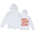 thumbnail image 1 of kpoplk Girls Casual Long Sleeve Hoodies Cute Oversized Fleece Pocket Sweatshirt Tops(White,C), 1 of 2
