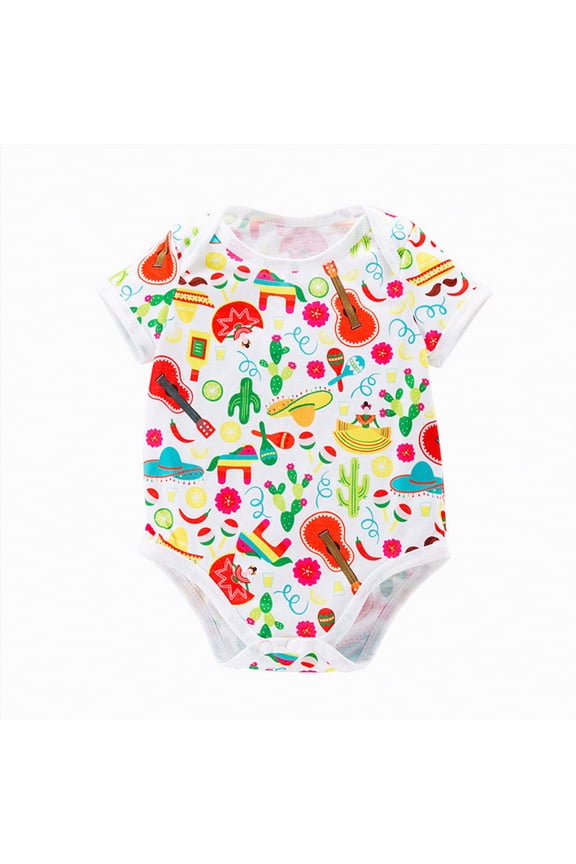 Infant Baby Girl Summer Short Sleeve Bubble Romper One-piece Newborn Baby Girl Pink Bow Onesie Outfit Size 1-3 Months,White