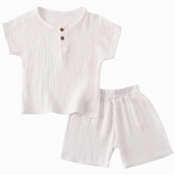 kpoplk Kids Baby Boys Duck Hunter Clothes Mallard Duck Short Sleeve T-shirt Casual Shorts 2Pcs Toddler Hunting Baby Outfit(White,2-3 Y)
