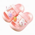 thumbnail image 1 of kpoplk Kids Cloud Slides Boys Girls Pillow Slippers – Slip-On Slide Sandals, Summer Beach Pool Shoes, Indoor and Outdoor(Pink,5.5), 1 of 7