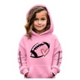 thumbnail image 1 of kpoplk Kids Girl Pullover Hoodies Casual Hooded Sweatshirts Jumper Hoody Sweater Tops 5-6 Years,Pink, 1 of 4