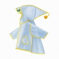 thumbnail image 1 of kpoplk Kids Rain Suit Toddler Hooded Rainsuit Poncho Full Body One Piece Coveralls Raincoat for Girls and Boys 1-7 Years(Yellow,4-5 Years), 1 of 7
