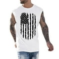thumbnail image 1 of kpoplk Men Tank Top Cotton Sleeveless Shirts for Him Mens Muscle Shirts Mens Tanks Undershirt White,L, 1 of 5