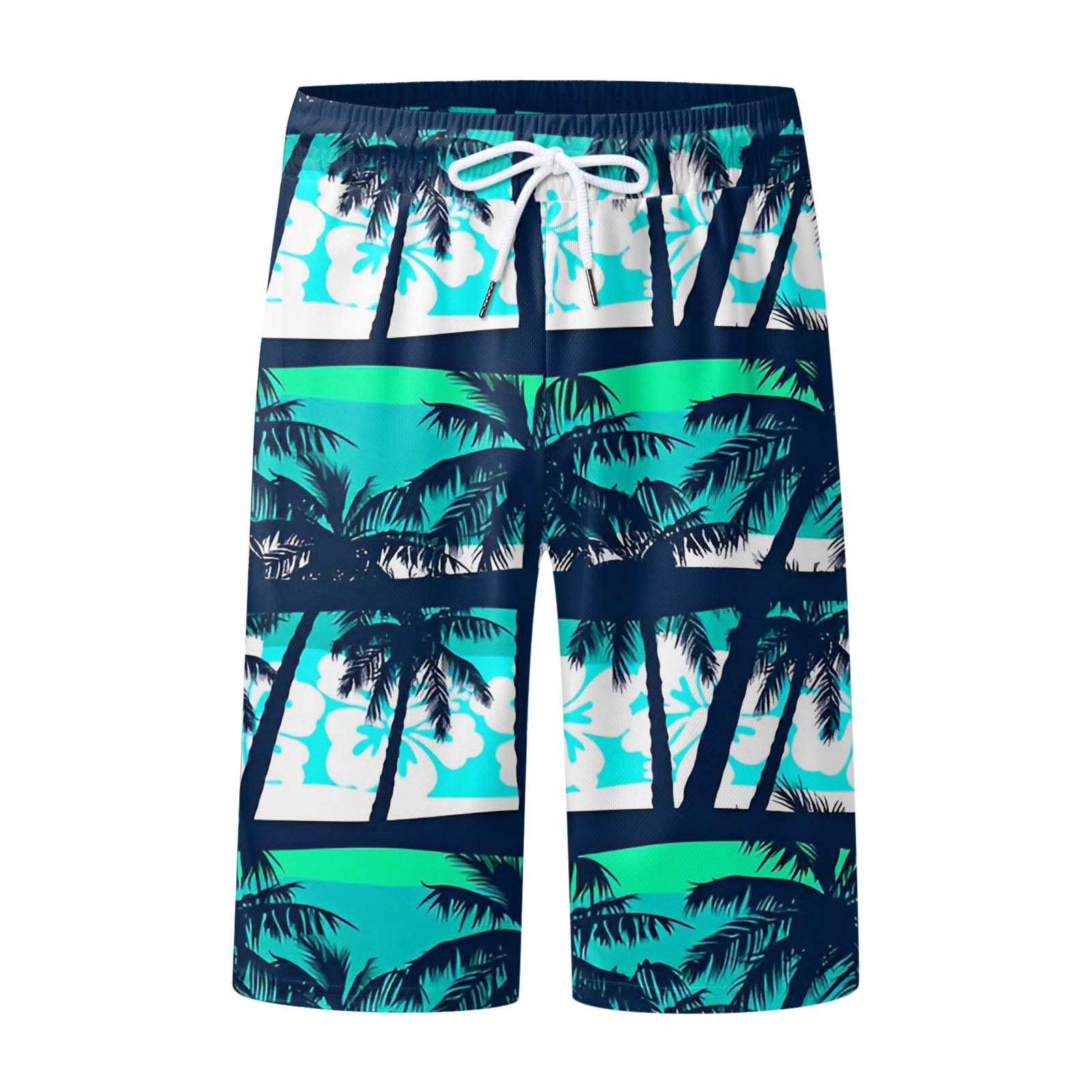 kpoplk Men's Board Shorts,Mens Swim Trunks with Compression Liner Quick