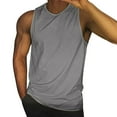 kpoplk Men's Casual Retro Slim Fit Workout Gym Muscle Running Tank Top