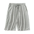 thumbnail image 1 of kpoplk Men's Elastic Waist Cargo Shorts Casual Big and Tall Relaxed Fit Outdoor Work Shorts Grey,7XL, 1 of 8