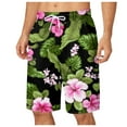 thumbnail image 1 of kpoplk Men's Elastic Waist Swimming Trunks with Comfortable Mesh Lining Drawstring Board Shorts with Pockets(Navy,XX-Large), 1 of 4