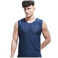 thumbnail image 1 of kpoplk Men's Gym Tank Tops Workout Sleeveless T-Shirts Muscle Tank Training Bodybuilding Shirts Blue,XXL, 1 of 5