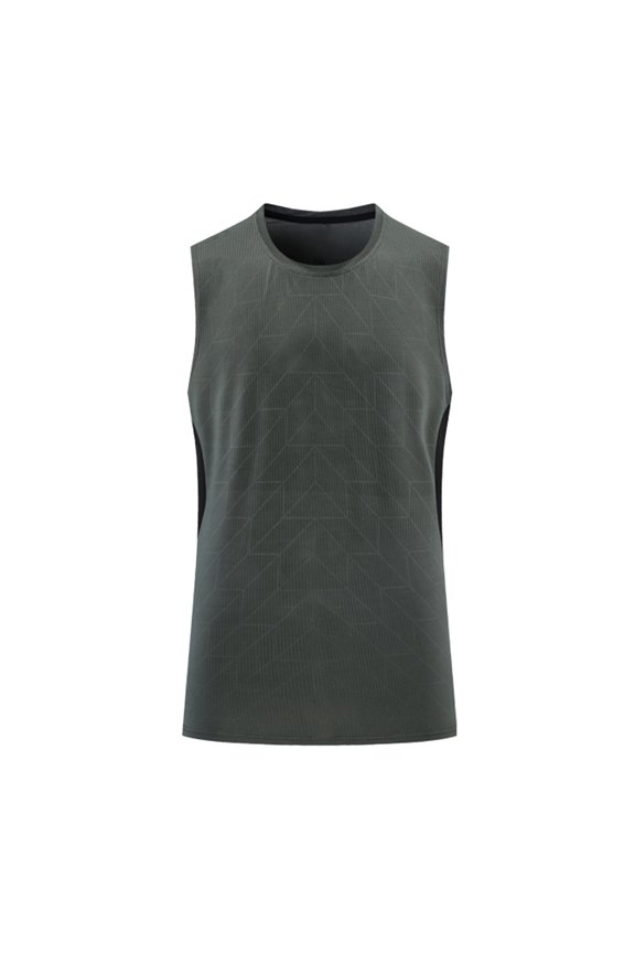 Men's Sleeveless Muscle Stringer Tank Top Cut Open Gym Training Bodybuilding Vest Shirts AG,M