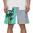 thumbnail image 1 of kpoplk Men's Sportwear Quick Dry Board Shorts with Lining(Grey,XX-Large), 1 of 6