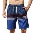 thumbnail image 1 of kpoplk Men's Sportwear Quick Dry Board Shorts with Lining(Red,3X-Large), 1 of 6