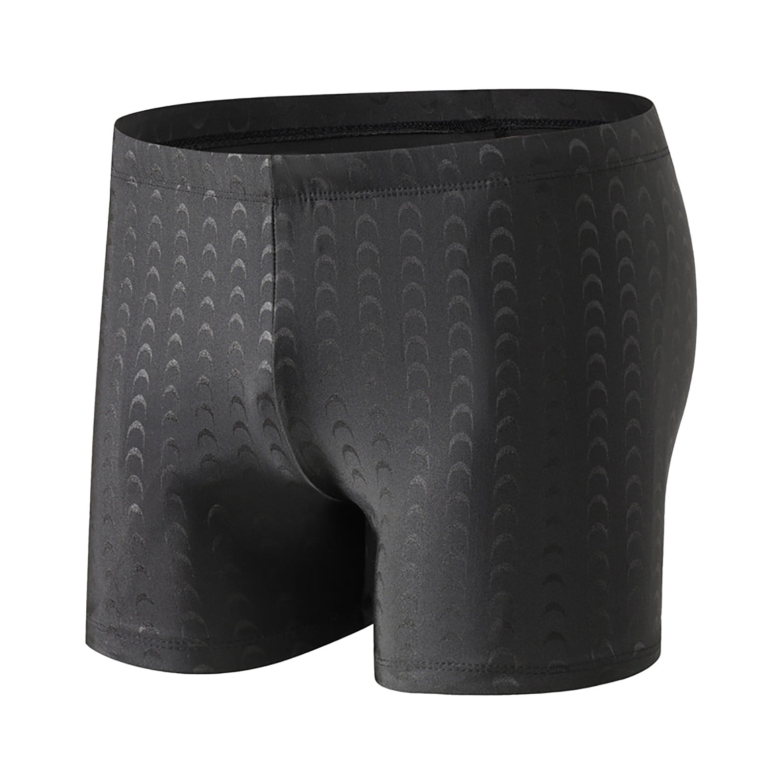 kpoplk Men's Square Leg Swim Briefs Swimsuit Swimwear Bathing Suit Swimming Trunks Black,3XL