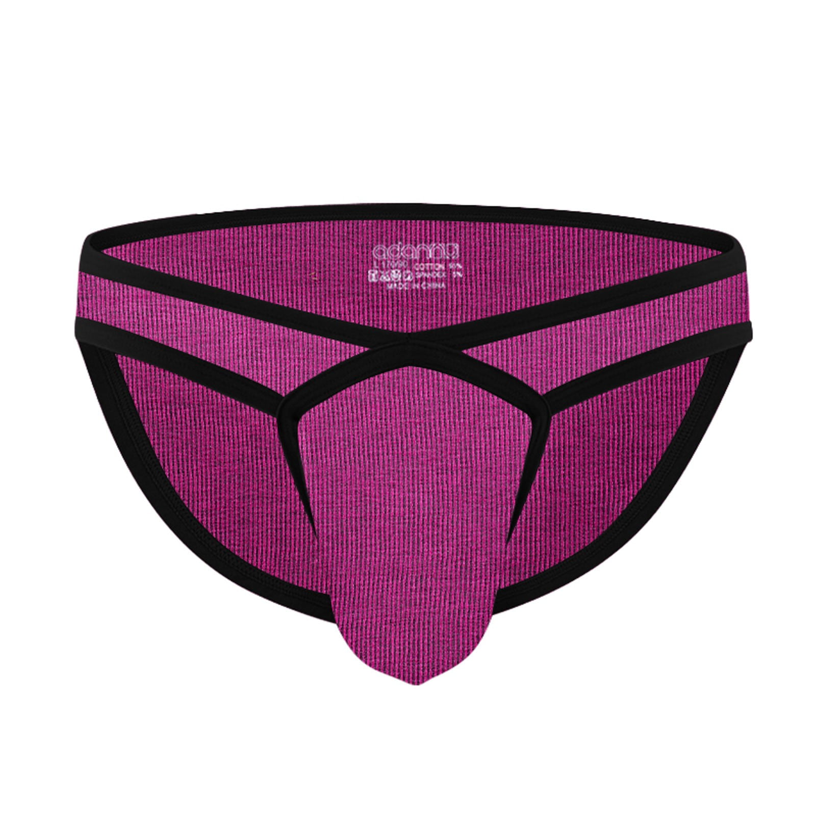 kpoplk Men's Underwear Mens Mesh Bikini Brief Thong Design High Cut Low