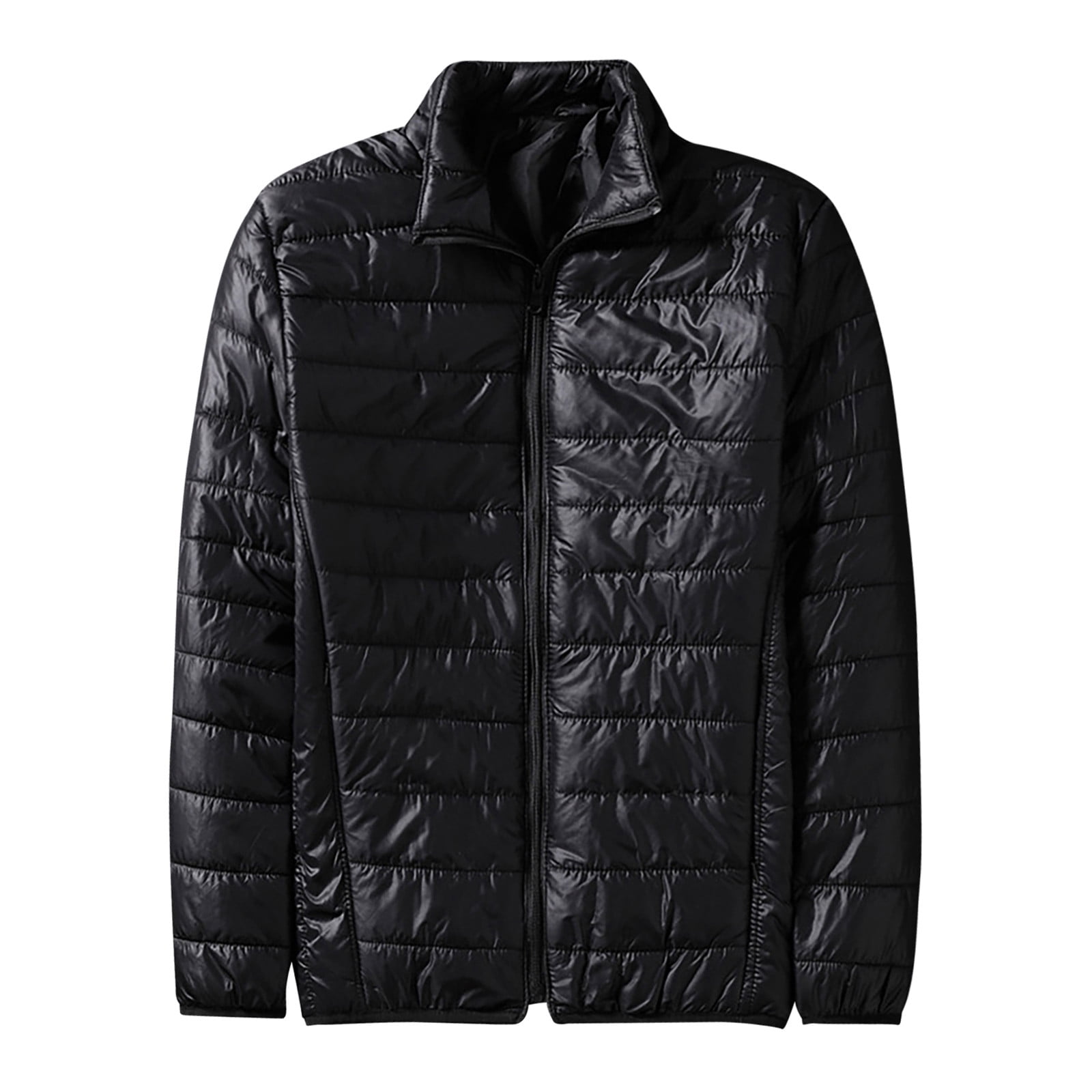 Buy kpoplk Mens Winter Thermal Hooded Parka Jacket Lightweight Zip Up Quilted Padded Puffer Coat Outwear Black5XL at Ubuy Pakistan