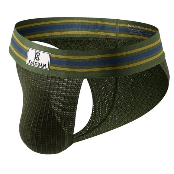 kpoplk Mens Briefs Underwear Men Low Rise Ice Silk Lightweight Stretch Smooth Comfy Tagless Undies AG,M