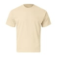 thumbnail image 1 of kpoplk Mens Graphic T-Shirts Short Sleeve Tees Vintage 3D Digital Print Pullover(Beige,XXL), 1 of 4