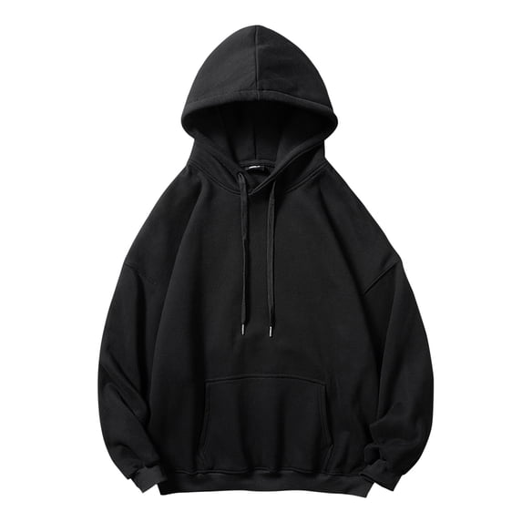 kpoplk Mens Hoodie Sweatshirt for Men Men's Hoodies Graphic Print Hoodies Pullover Sweatshirt Pockets Black,3XL