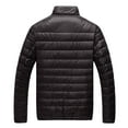 thumbnail image 1 of kpoplk Mens Puffer Jackets Padded Zip Up Stand Collar Puffy Winter Coats Jackets Black,4XL, 1 of 3