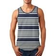 thumbnail image 1 of kpoplk Mens Tank Tops,Sleeveless Muscle T Shirts for Men's Fitness, Gym Tank Top for Men Dark Blue,4XL, 1 of 5