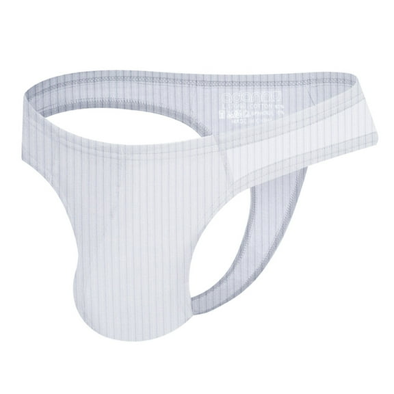kpoplk Mens Underwear Briefs Men's Underwear Briefs No Fly Covered Waistband Underpants(White,M)