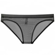 kpoplk Mens Underwear Mens Cotton Briefs Bikini Ultra Soft Breathable UnderwearBlack,3XL