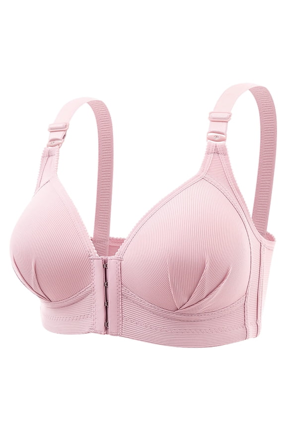 Plus Size Bras,Women's Lace Bra Unlined Full Coverage Underwire Bras Plus Size See Through Comfortable(C)