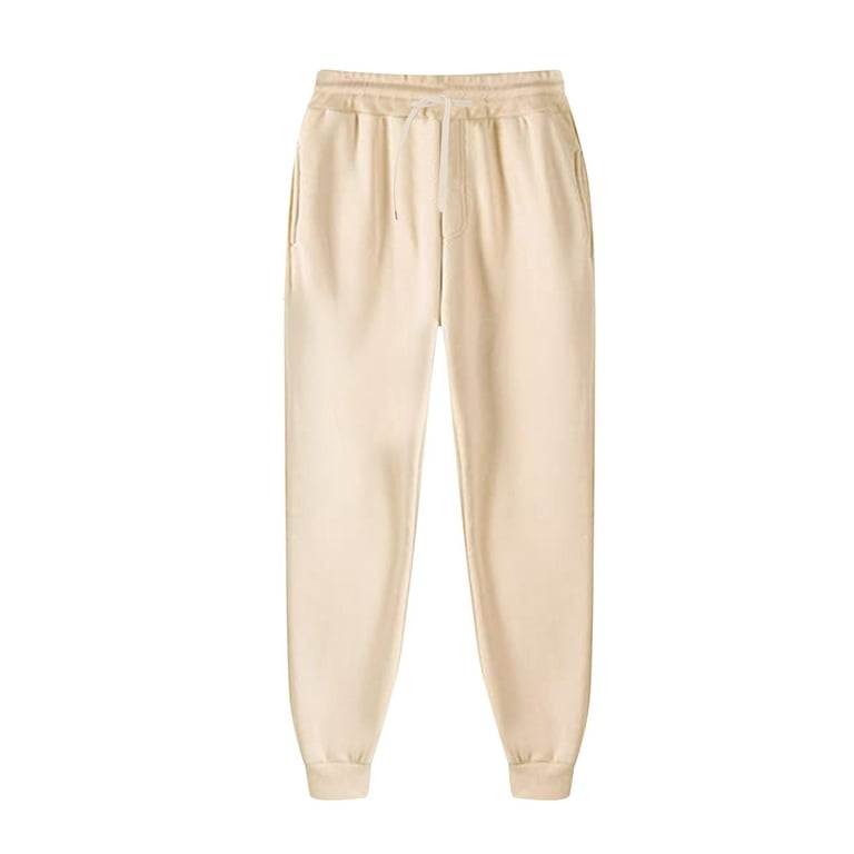 kpoplk Sweatpants for Men Loose Fit,Men's Baggy Hop Harem Pants with  Drawstring, Paisley Printed Jogger Pants Fashion Streetwear(Beige,S)