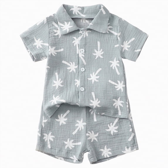 kpoplk Toddler Baby Boy Girl Clothes Shirt Tops Bowtie Shorts Set Little Boy's Clothing Summer Cartoon Print Outfits Striped Outfit Children's Day Gift 2PCS Set 18-24 Months,Blue