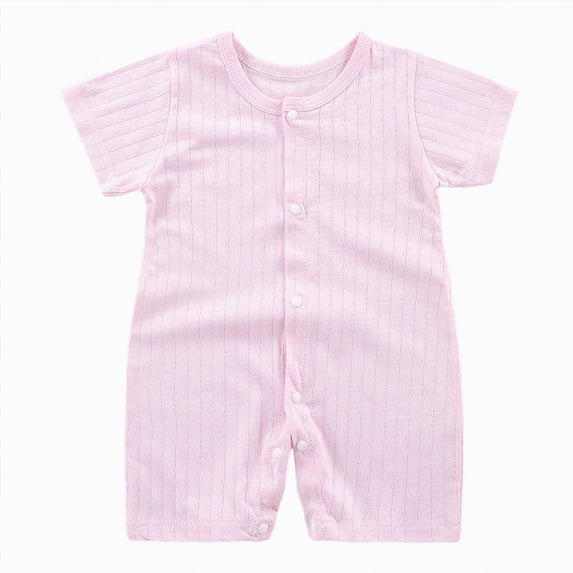kpoplk Toddler Baby Boy Girls Romper Farm Clothes Western Farm Animals Chicken/Cow Print Pure Cotton Newborn Jumpsuit Size 6-12 Months,Pink