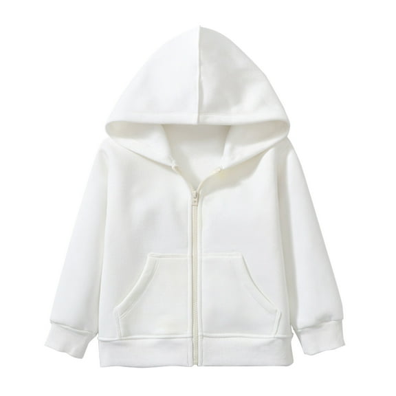 kpoplk Toddler Boys Fleece Full Zip Hoodies Long Sleeve Zip up Hoodie Sweatshirt with Pocket Kids Lightweight Jacket(Beige,A)