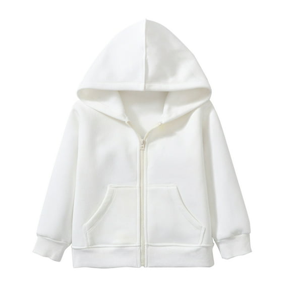 kpoplk Toddler Boys Fleece Full Zip Hoodies Long Sleeve Zip up Hoodie Sweatshirt with Pocket Kids Lightweight Jacket(Beige,A)
