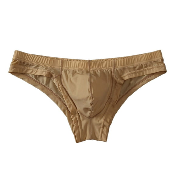 kpoplk Underwear Men Mens Briefs Underwear Mens Low Rise Briefs for Men(Beige,3XL)