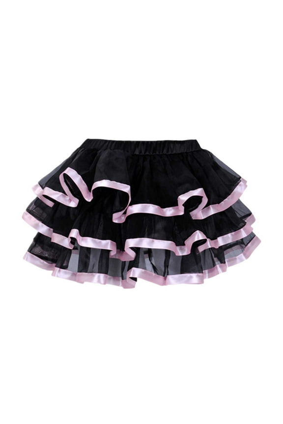 Women's Skirt Tutus Tulle Dance Skirts Party Rave Festival Clothes Pink,XL