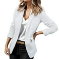 thumbnail image 1 of kpoplk Womens Blazers for Work Dressy Office Jacket Coats Open Front Cardigan Office Jackets White,5XL, 1 of 5