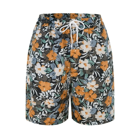 kpoplk Work Out Shorts,Womens Shorts High Waisted Summer Casual Running Shorts Ribbed Waist Elastic Sports Workout Gym Shorts(Coffee,L)
