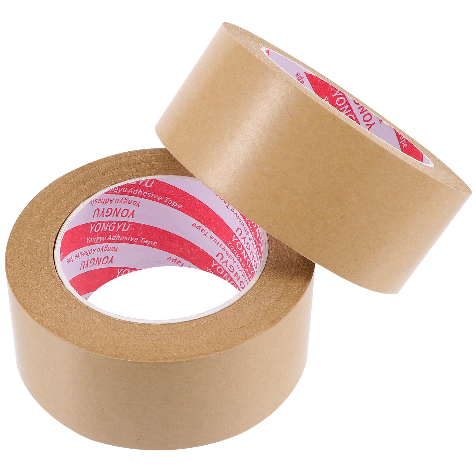 kraft paper tape 2pcs Kraft Paper Tapes Simple Box Sealing Tapes Gift Packaging Bands Light