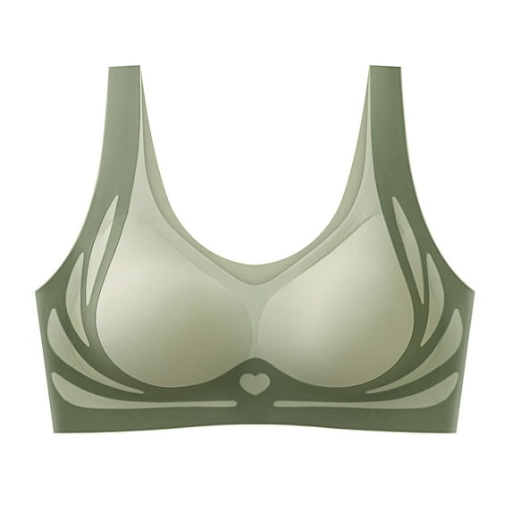 krdevn Caralush Bra, Wm Stylist Bra, Wmstylist Lush Fitting Bra, Lushfitting Powerful Push-Up Bra, Women's Thin Seamless Vest Soft Support Large Chest Small Half Fixed Cup Breathable Bra